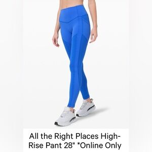 Lululemon wild bluebell All The Right Places High-Rise Pant